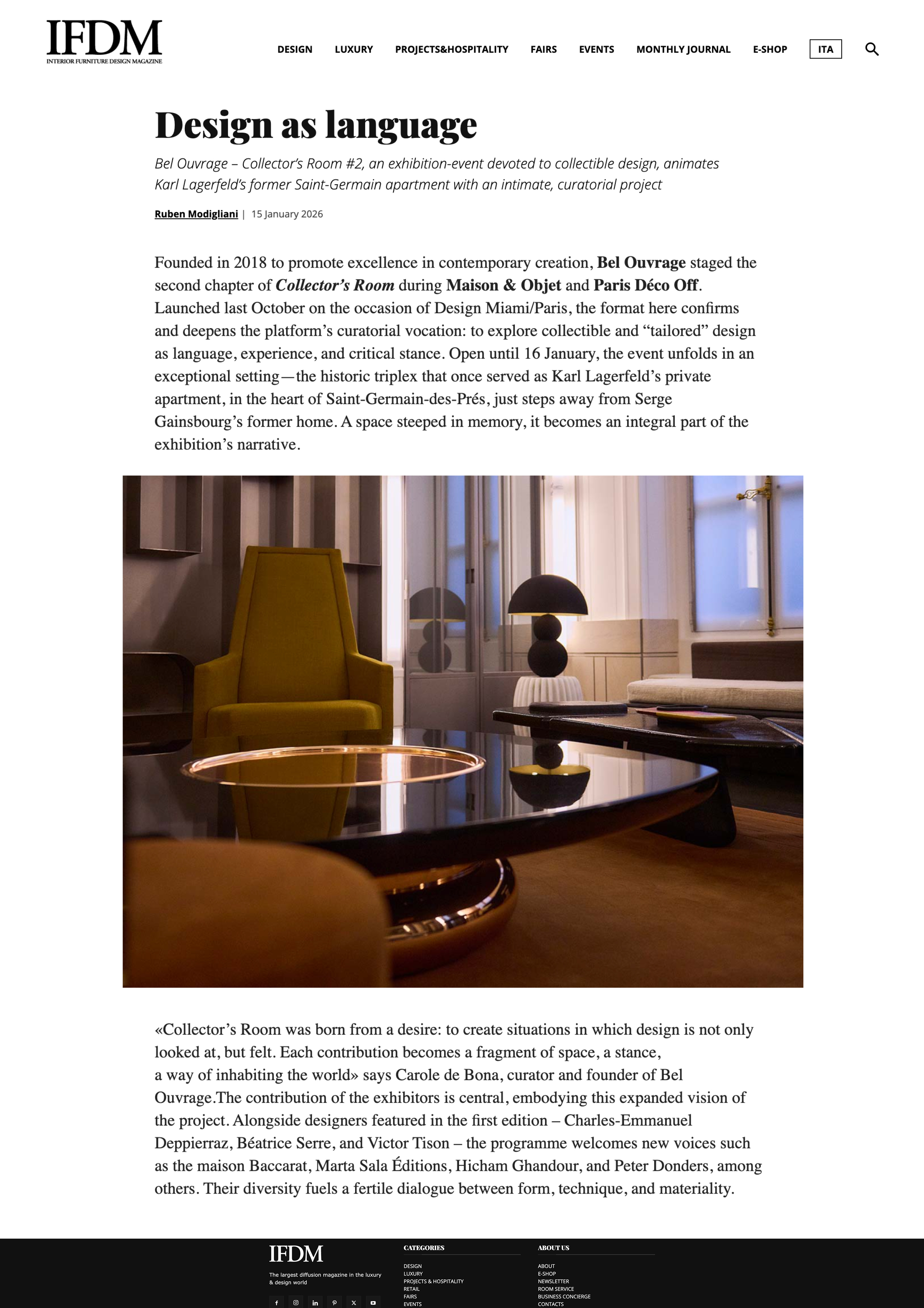 IFDM Design Italie 